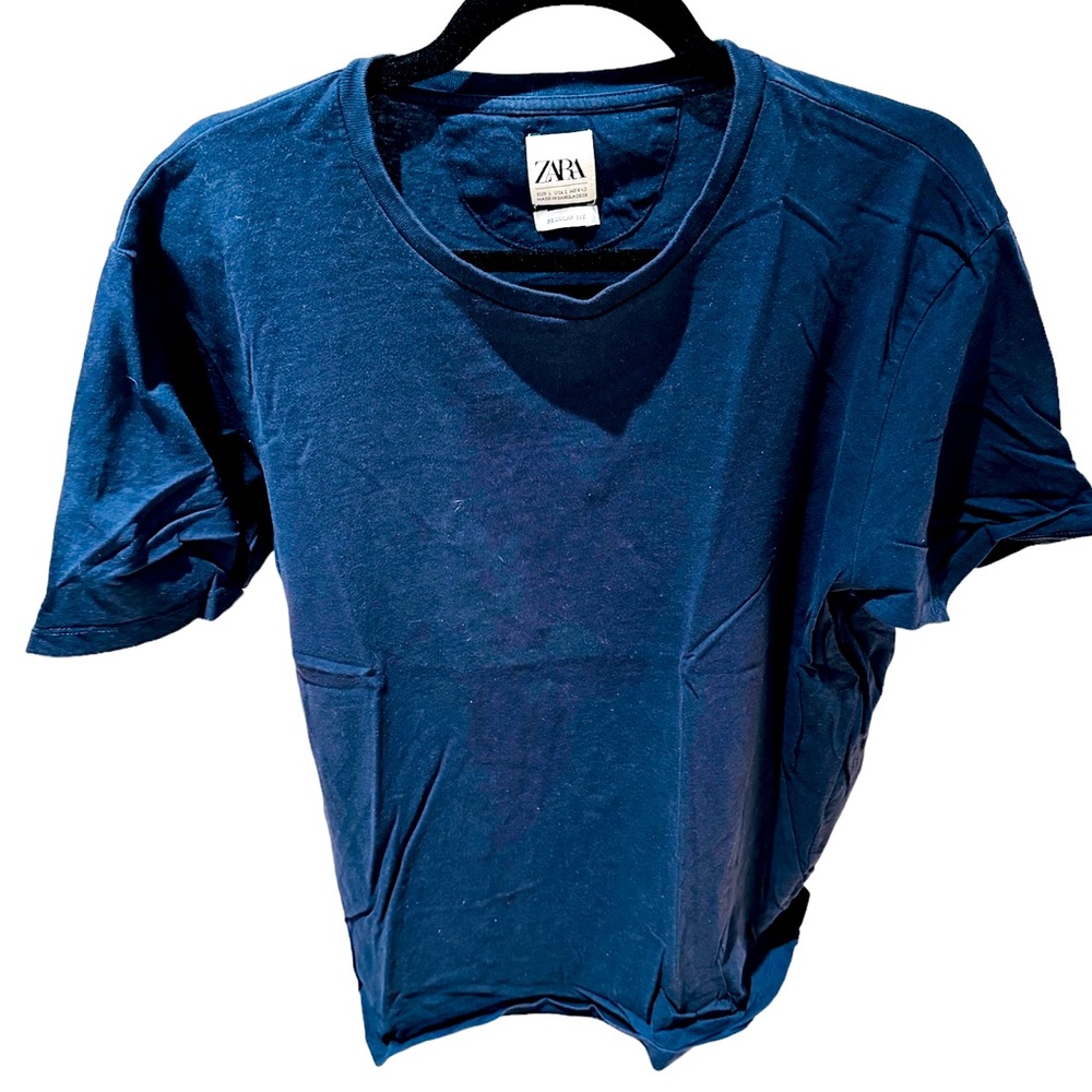 Zara blue t-shirt large